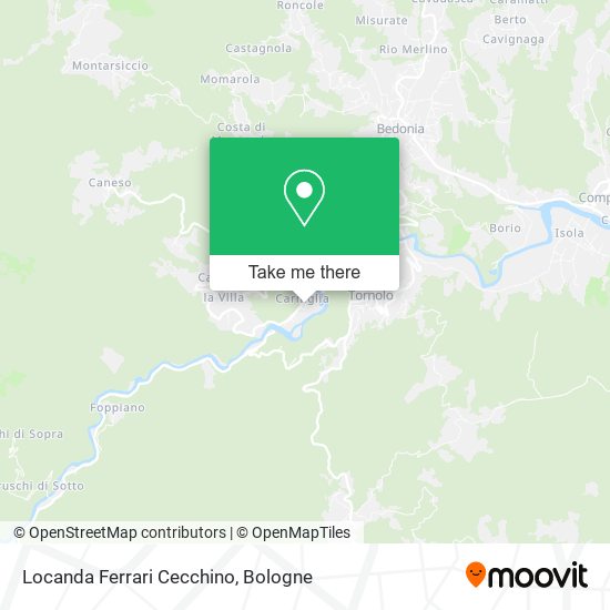 Locanda Ferrari Cecchino map