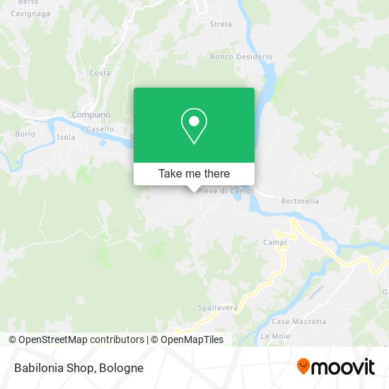 Babilonia Shop map