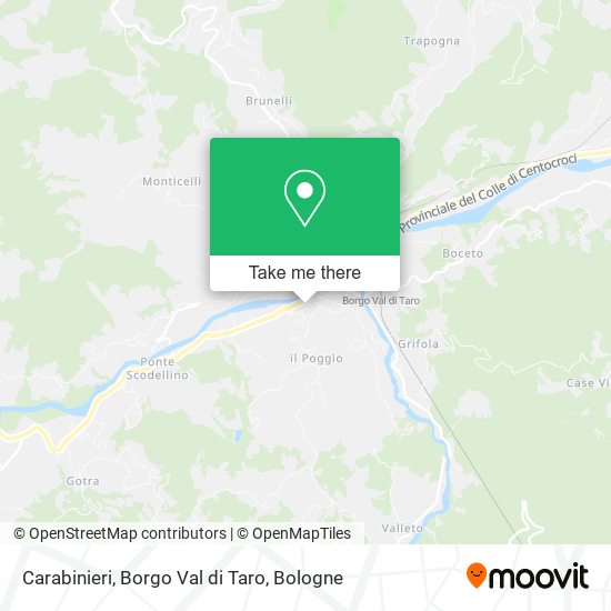 Carabinieri, Borgo Val di Taro map