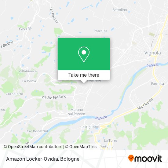 Amazon Locker-Ovidia map