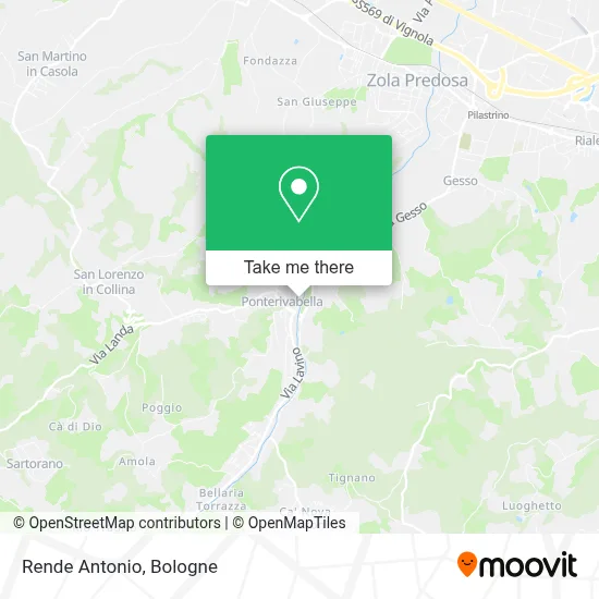 Rende Antonio map