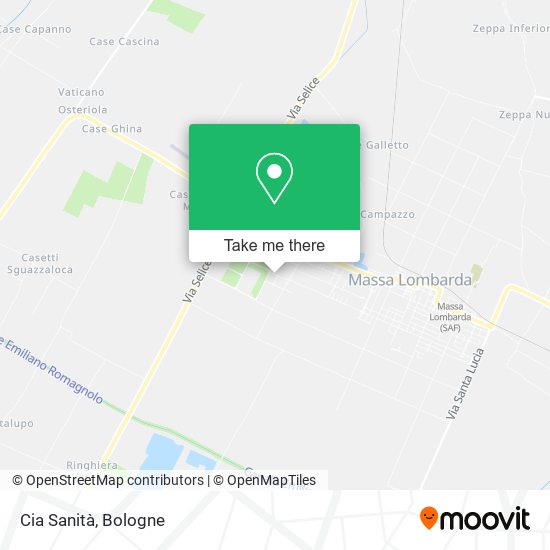 Cia Sanità map