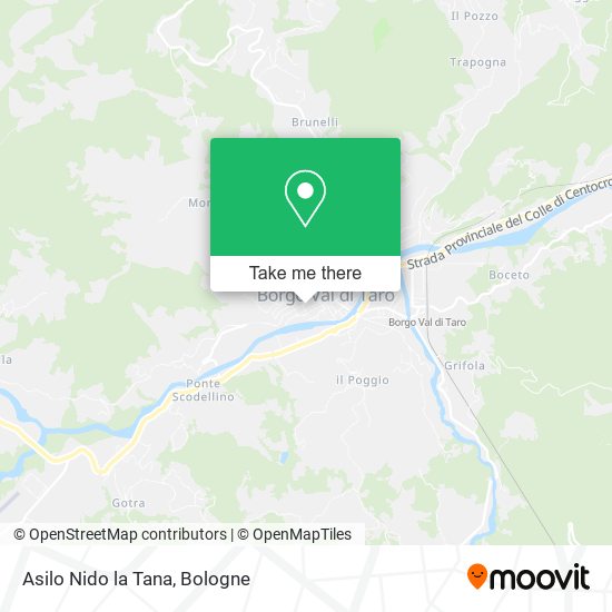 Asilo Nido la Tana map