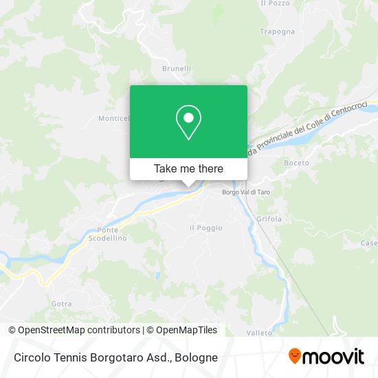 Circolo Tennis Borgotaro Asd. map