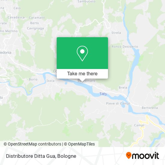 Distributore Ditta Gua map