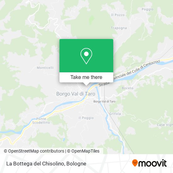 La Bottega del Chisolino map