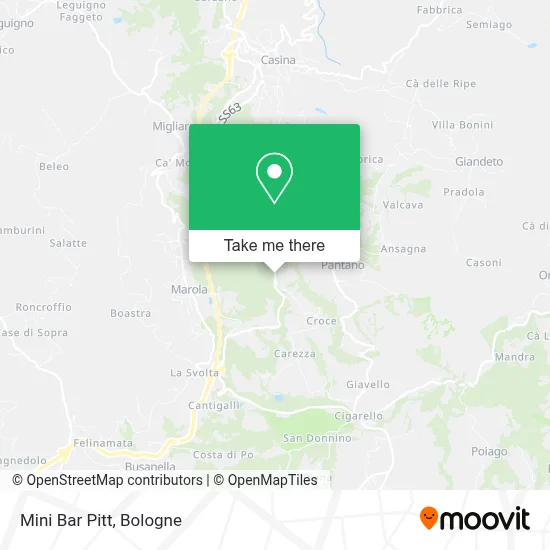 Mini Bar Pitt map