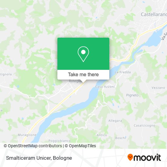 Smalticeram Unicer map