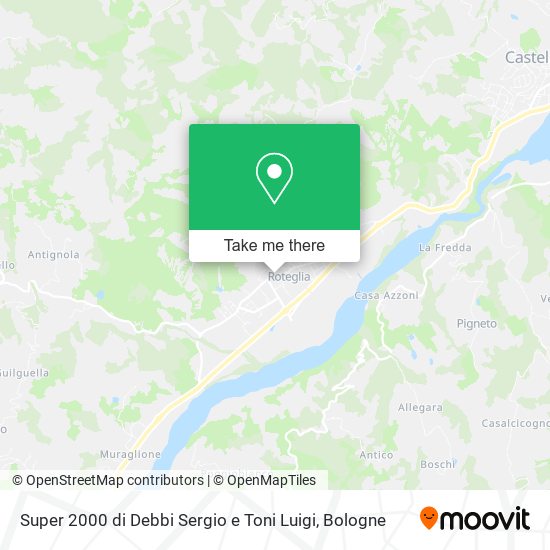 Super 2000 di Debbi Sergio e Toni Luigi map