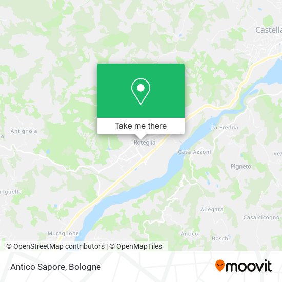 Antico Sapore map