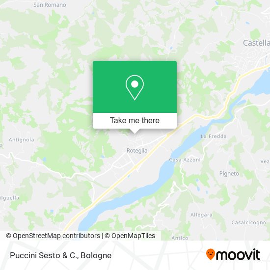 Puccini Sesto & C. map