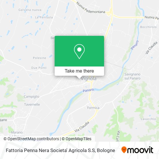 Fattoria Penna Nera Societa' Agricola S.S map