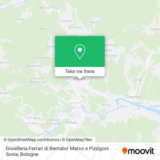 Gioielleria Ferrari di Bernabo' Marco e Pizzigoni Sonia map