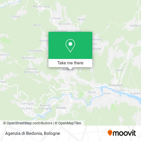 Agenzia di Bedonia map