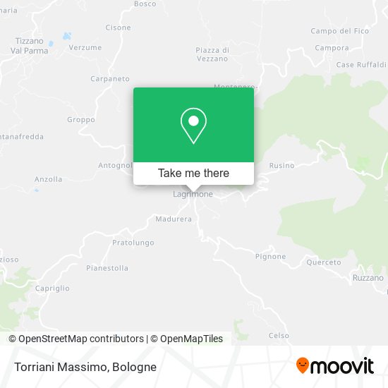 Torriani Massimo map