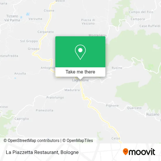 La Piazzetta Restaurant map