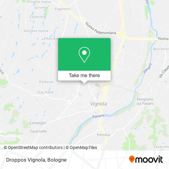 Droppos Vignola map
