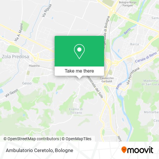 Ambulatorio Ceretolo map