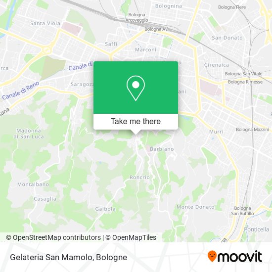 Gelateria San Mamolo map