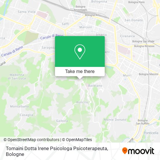 Tomaini Dotta Irene Psicologa Psicoterapeuta map