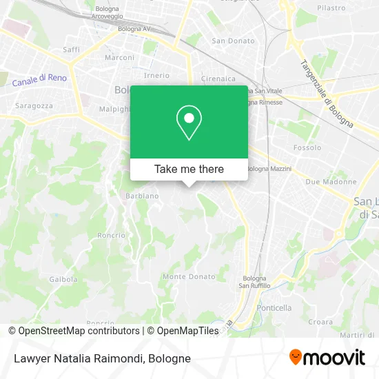 Lawyer Natalia Raimondi map