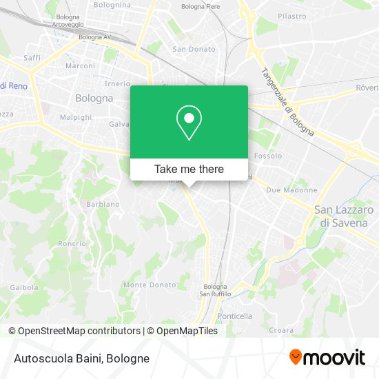 Autoscuola Baini map