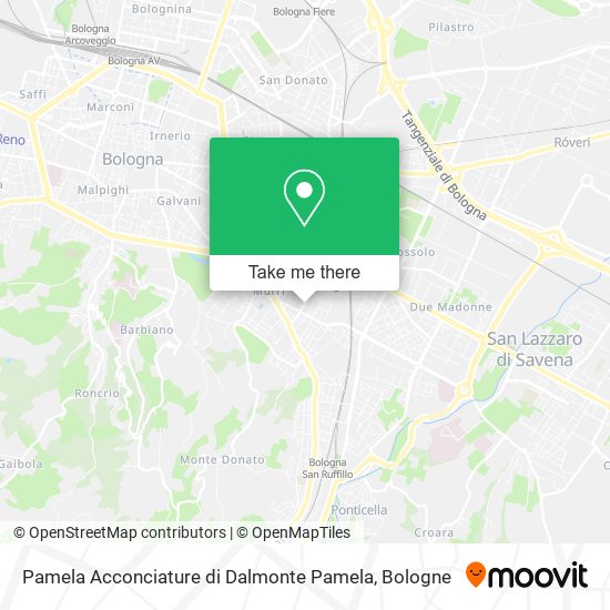 Pamela Acconciature di Dalmonte Pamela map
