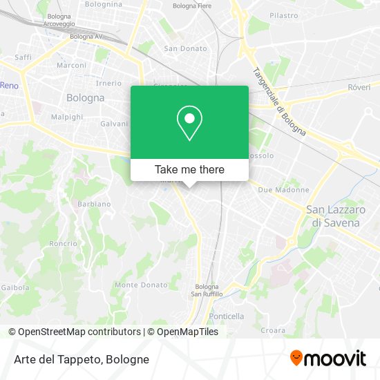 Arte del Tappeto map