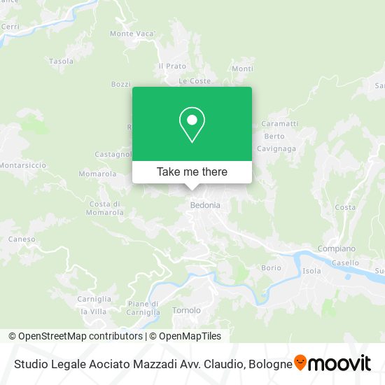 Studio Legale Aociato Mazzadi Avv. Claudio map