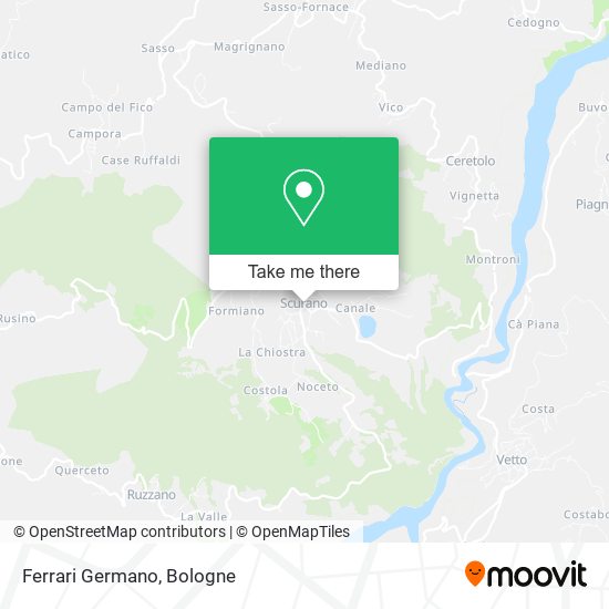 Ferrari Germano map