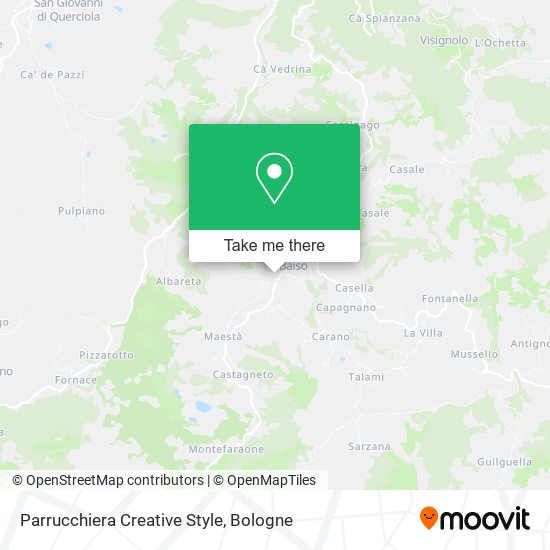 Parrucchiera Creative Style map