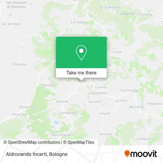 Aldrovando Incerti map