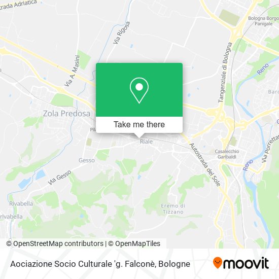 Aociazione Socio Culturale 'g. Falconè map