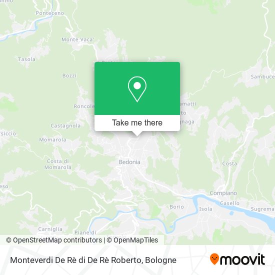 Monteverdi De Rè di De Rè Roberto map