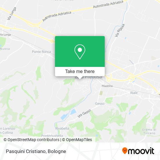 Pasquini Cristiano map