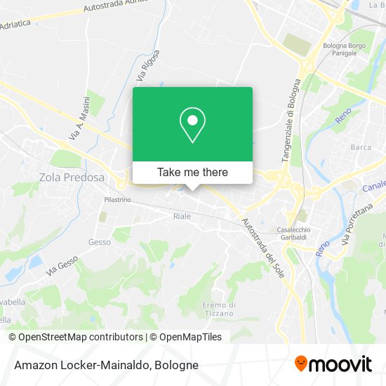 Amazon Locker-Mainaldo map