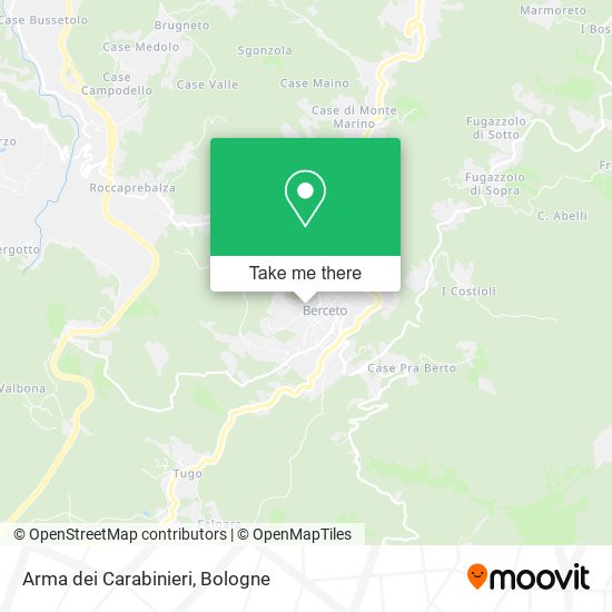 Arma dei Carabinieri map