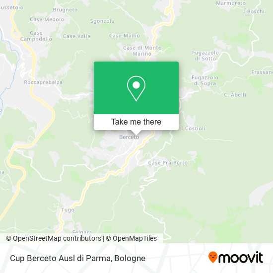 Cup Berceto Ausl di Parma map