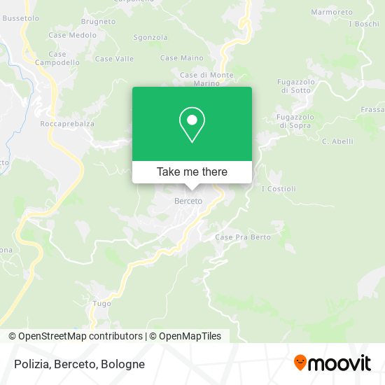 Polizia, Berceto map