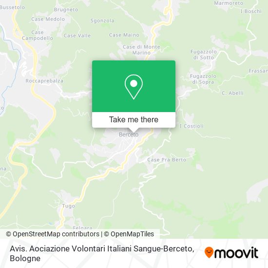 Avis. Aociazione Volontari Italiani Sangue-Berceto map