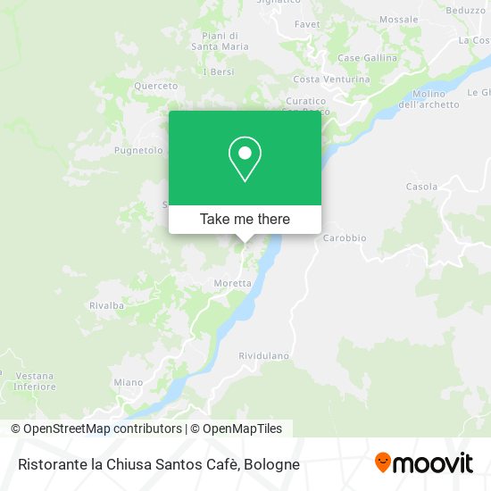 Ristorante la Chiusa Santos Cafè map