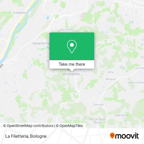 La Filetteria map