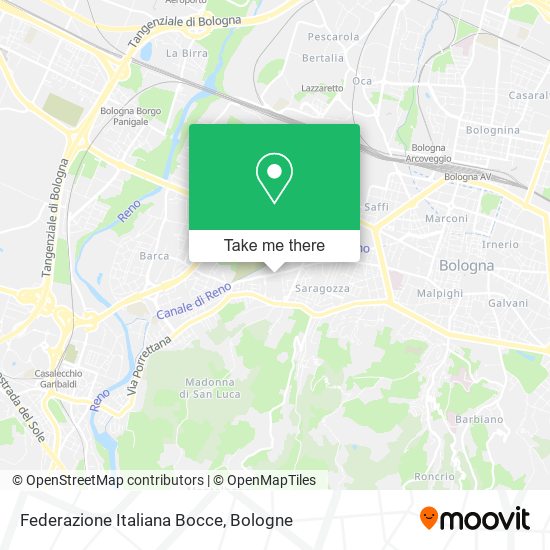 Federazione Italiana Bocce map