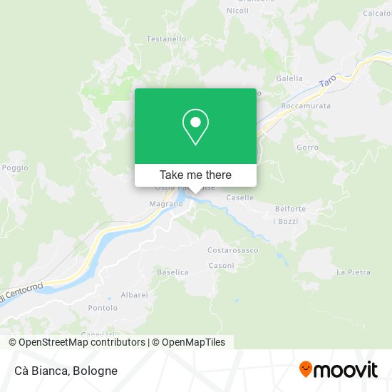 Cà Bianca map