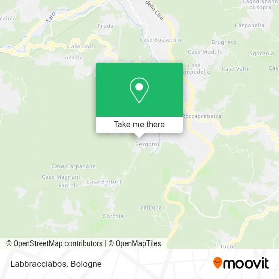 Labbracciabos map