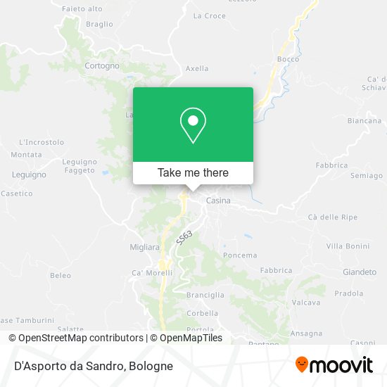 D'Asporto da Sandro map