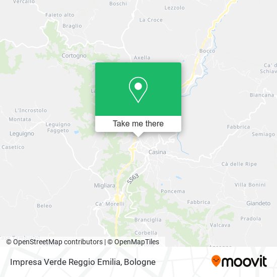 Impresa Verde Reggio Emilia map