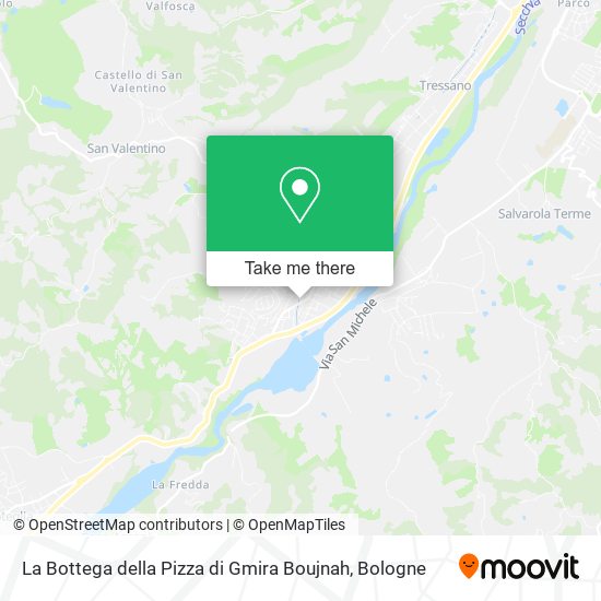 La Bottega della Pizza di Gmira Boujnah map