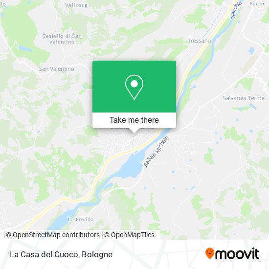 La Casa del Cuoco map