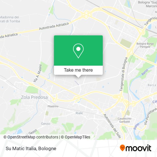 Su Matic Italia map
